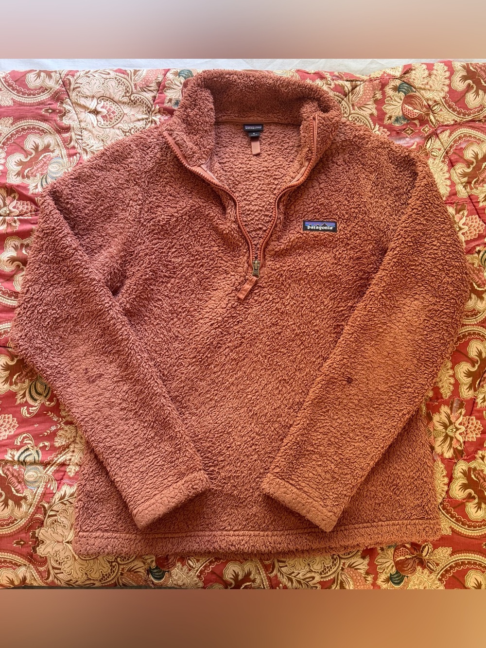 Patagonia Women’s Rust Los Gatos 1/4 Zip Fleece Jacket Medium